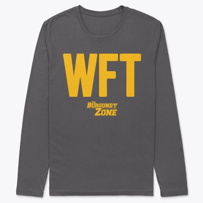 Burgundy Zone "WFT" Long-Sleeve (Yellow)