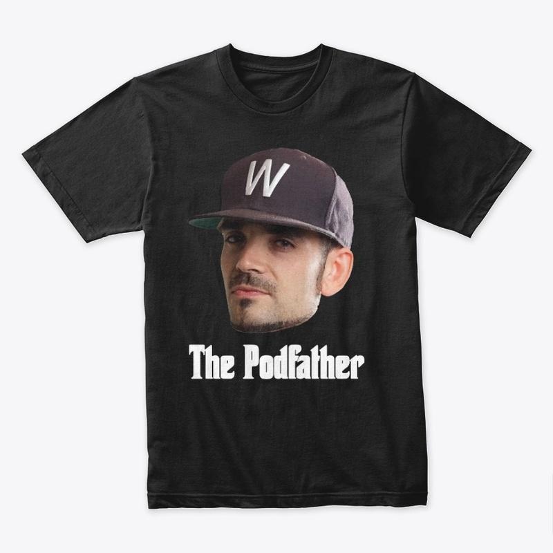 The Podfather T-shirt - White Letter